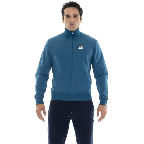 Leone 1947 &amp;Scaron;portne jope in jakne Man Full Zip Basic Small Logo Modra Slike