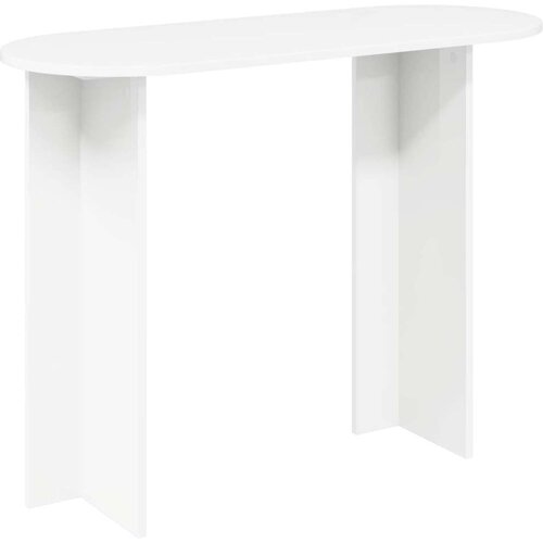  Konzolna stolica Bijela 100 x 39 5 x 75 cm Konstruirano drvo - Bijela Cijene