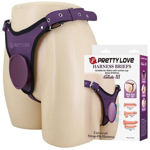 Pretty Love 2026 PAS ZA STRAP-ON Pretty Love Caludio III - univerzalen nosilec, nastavljivi trakovi, za dilde s priseki do 9 cm Cene
