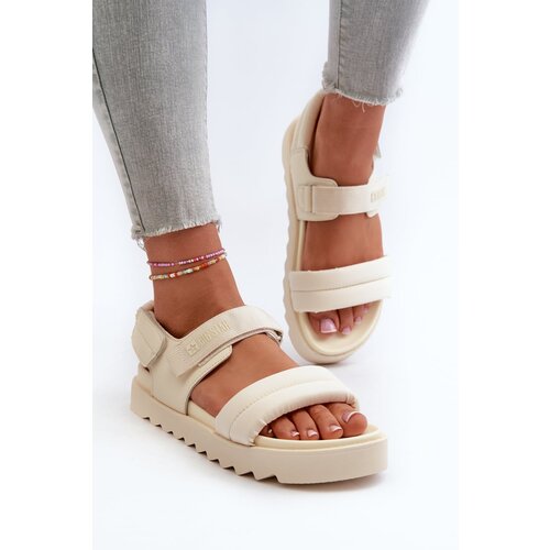 Big Star Women&amp;#039;s platform sandals Beige Slike