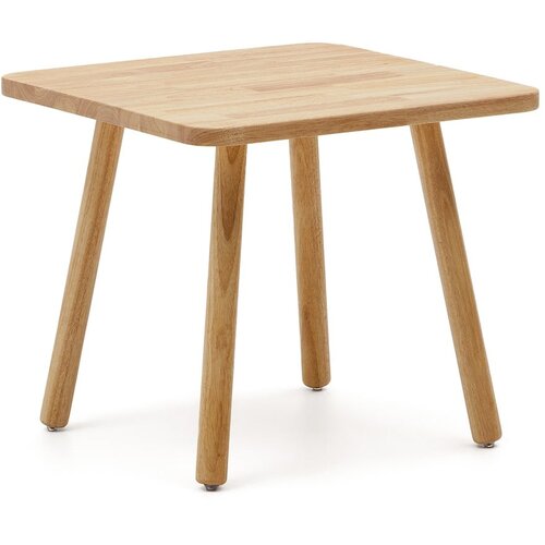 Kave Home Dječji stol od masivnog kaučuka 55x55 cm Dilcia &amp;ndash; Slike