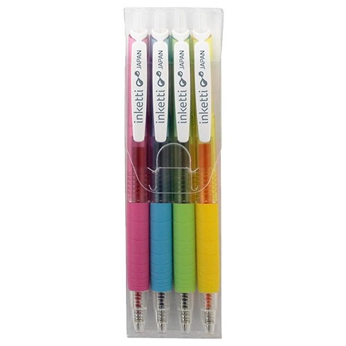 Olovka GEL PENAC INKETTI 1/4 BA3601EF-2WP4 roze, s.plava, s.zelena, žuta Slike