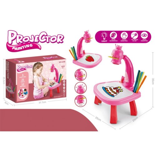 Merx sto za crtanje sa projektorom jednorog ( ms73457 ) Cene