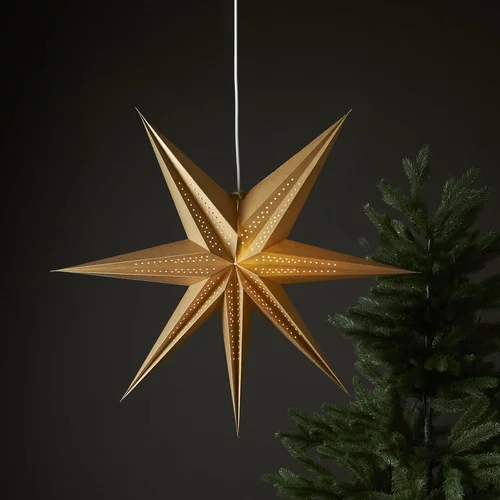 Star Trading božićni svjetleći ukras zlatne boje ø 60 cm point - star trading