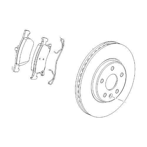 Ford ZAVORNI DISKI+PLO&amp;Scaron;ČICE S-MAX WA6 300MM Slike