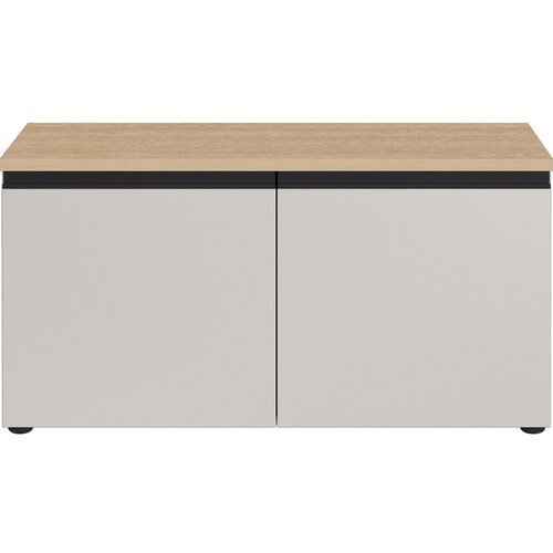 Germania Sivo-bež/u svijetloj prirodnoj boji ormarić za cipele s klupom 96x49x41 cm Cormano &amp;ndash; Slike