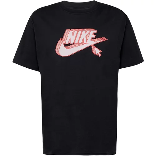 Nike Sportswear Majica 'Futura' roza / crna / bijela