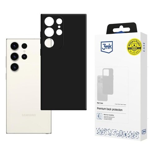 3mk Etui MATT CASE za Samsung Galaxy S23 Ultra - črn Slike