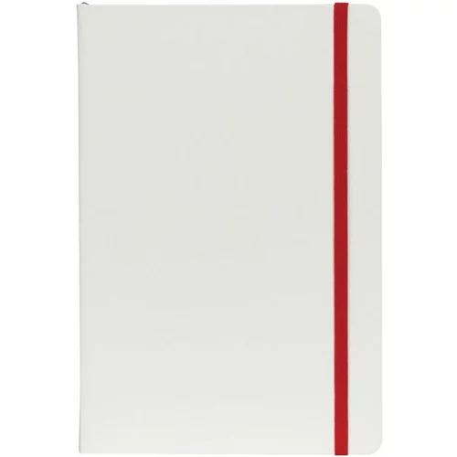  beležnica Flux White, A5, rdeča, 96 listov