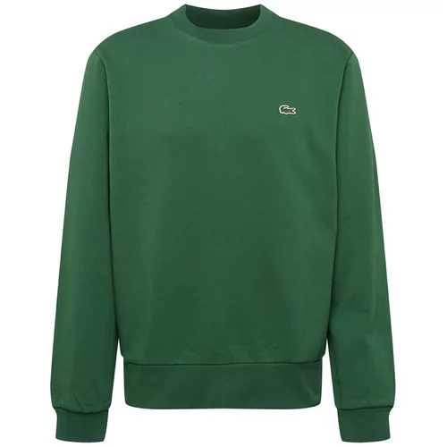 Lacoste Sweater majica zelena / kivi zelena / bijela