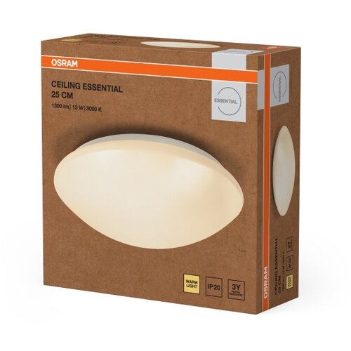 Osram LED stropna svetiljka ESSENTIAL LED/13W/230V prečnika 25 cm bela Slike
