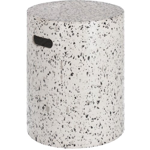 Kave Home Bela betonska odlagalna mizica Kave Home Jenell, ⌀ 35 cm Slike