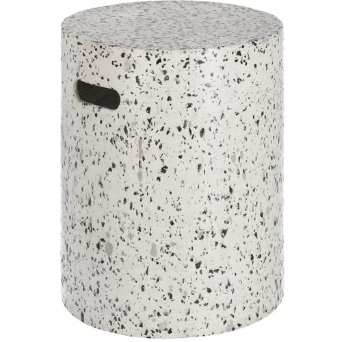 Kave Home Bela betonska odlagalna mizica Kave Home Jenell, ⌀ 35 cm