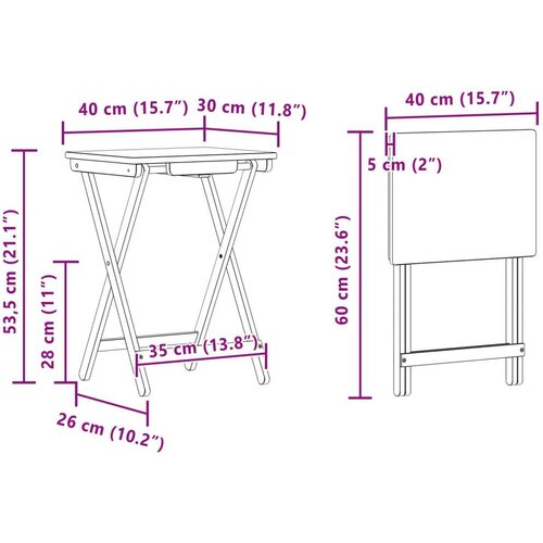  Kuhinjski stol Prirodna 40 x 30 x 53 5 cm Bambus Slike