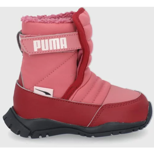 Puma Otroške snežke Nieve Boot Wtr Ac Inf roza barva