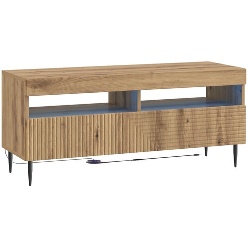  LED TV kabinet Hrast artisan Konstruirano drvo Slike