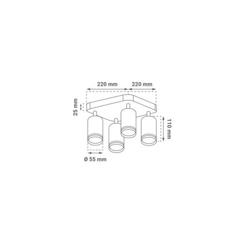 Greentech led spot svetiljka gu10 4kom bela ( LUXA-4 ) Slike
