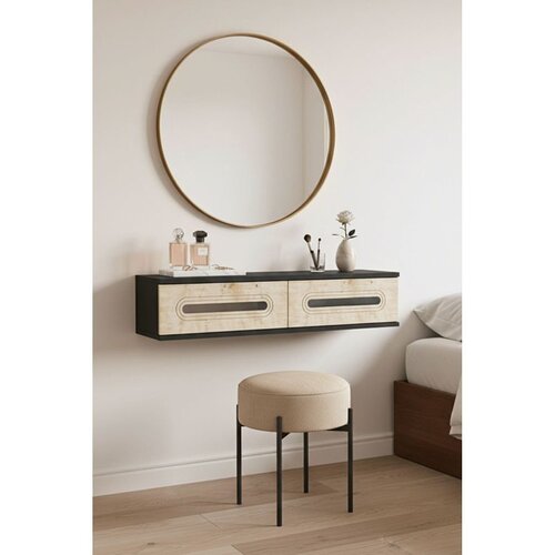 Hanah home komoda Rany 120, 120 cm, antracit / travertin / srebrna Cene