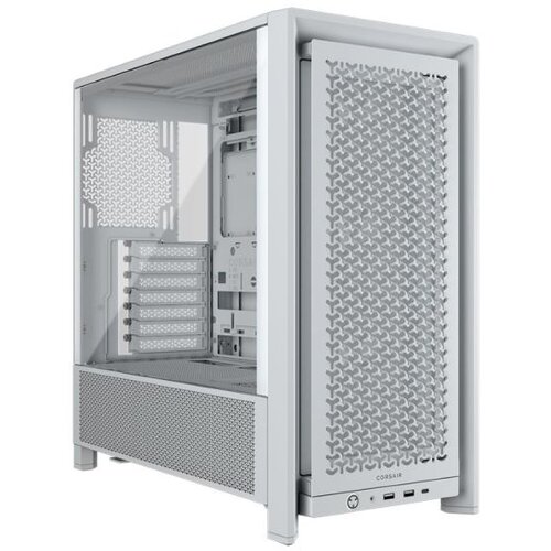 Corsair FRAME 4000D RS Case3xRS120 fans, 360mm radiator170mm cooler, 430mm GPU, ATX, White Cijene