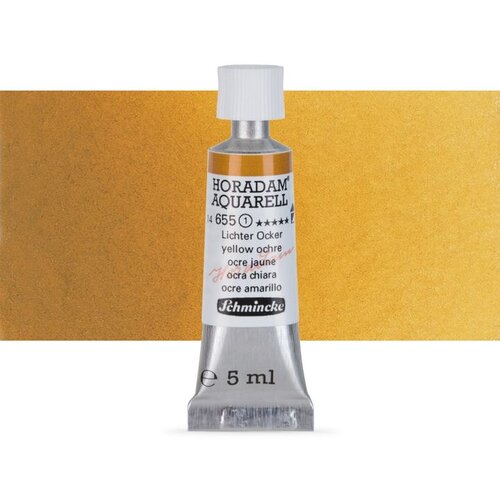  Akvarel boje u tubi Schmincke Horadam 5 ml | 655 Yellow Ochre Slike