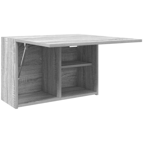  Kupaonski zidni ormarić sivi Sonoma 60x25x40 cm izrađeno drvo Slike