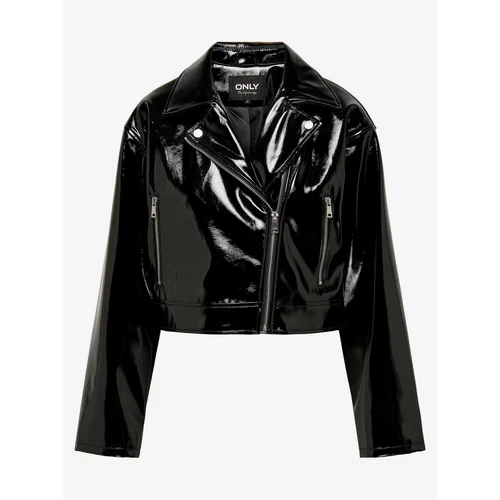 Only Black women's faux leather jacket Simone - Women