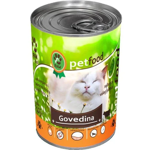 Paw PETFOOD HRANA ZA MAČKE GOVEDINA 415G PETFOOD