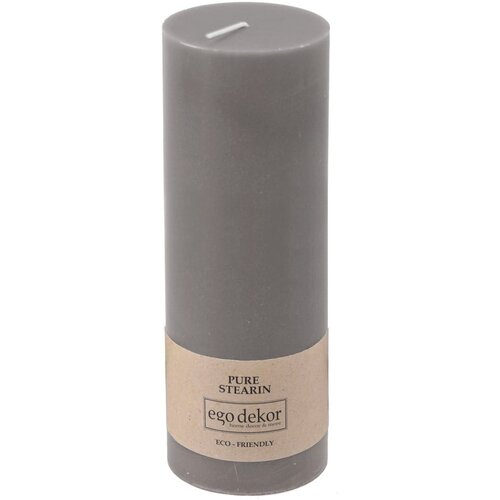 Eco candles by Ego dekor siva svijeća Friendly, vrijeme gorenja 60 h Slike