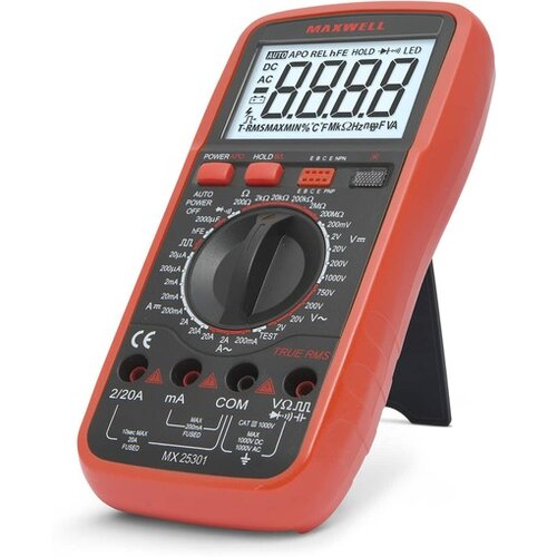 Maxwell-Digital profesionalni digitalni multimeter z osvetlitvijo zaslona Cene
