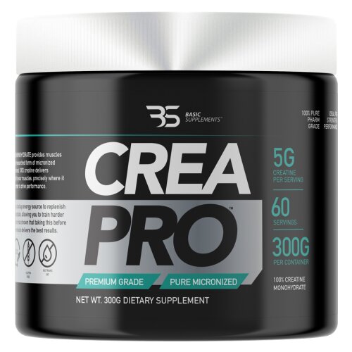 Basic Supplements crea pro – mikronizovani kreatin za snagu i izdržljivost 300g Cene