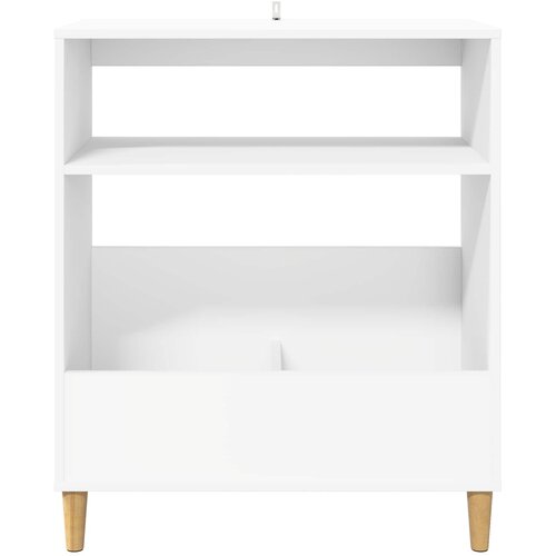  Stalak za gramofon Bijela 71 x 39,5 x 83 cm Konstruirano drvo Slike