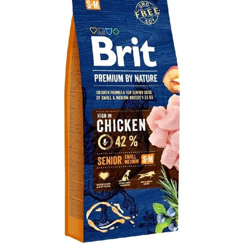 Brit hrana za starije pse senior s/m 3kg Slike
