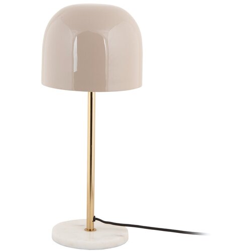 Leitmotiv Krem stolna lampa s metalnim sjenilom (visina 50 cm) Manta – Cijene