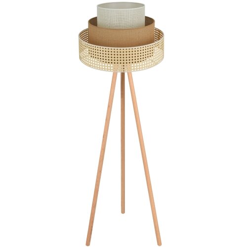  brilagi - podna lampa cedar luneta 1xE27/15W/230V ratan/braon/krem Slike