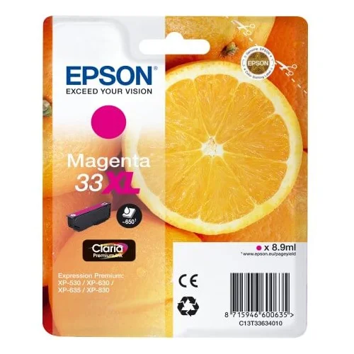  Kartuša Epson 33 M XL (C13T33634010) rdeča/magenta - original