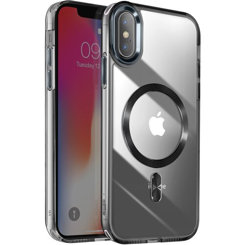 AVIZAR Ohišje MagSafe za iPhone XS in X Nazaj kristalna barva, Črna, (5000012613) Cene