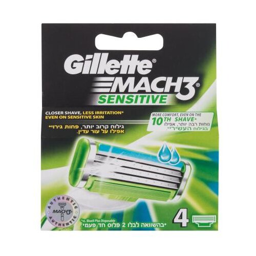 Gillette Mach3 Sensitive zamjenske britvice 4 kom za mo&scaron;ke Cijene