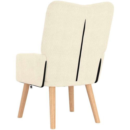  Fotelja Krema 63 x 67 x 94 cm tkanina Slike