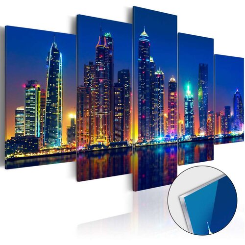  Slika na akrilnom staklu - Nights in Dubai [Glass] 200x100 Cijene