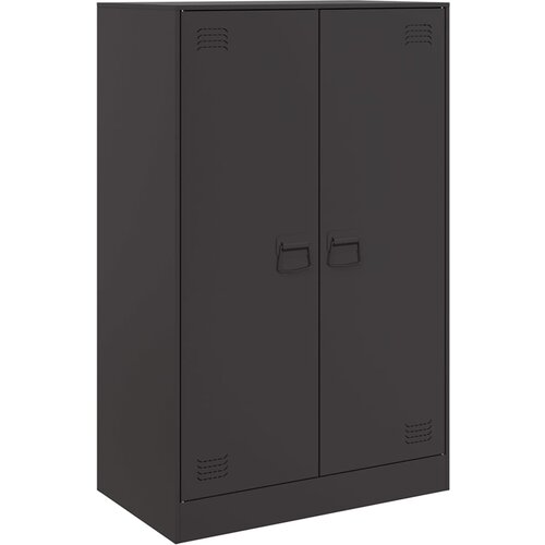 Maison Chic Komoda - Predalnik črna 67x39x107 cm jeklo, (21716011) Slike