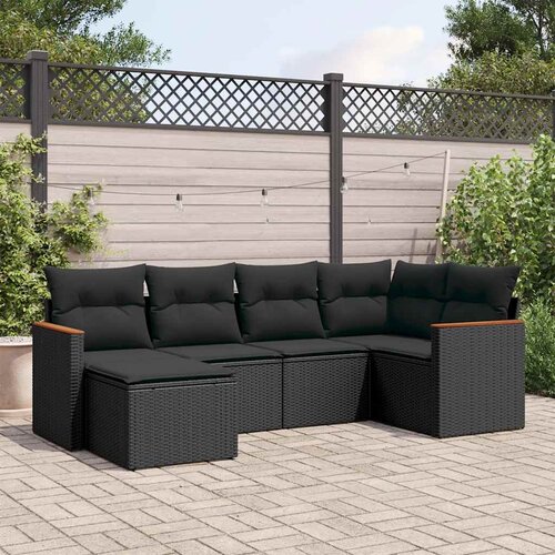  7-dijelni set vrtnih sofa od poliratana Slike