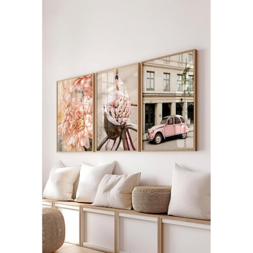 WALLXPERT Č-300718 - 3040 multicolor dekorativni set slika (3 komada) Cene