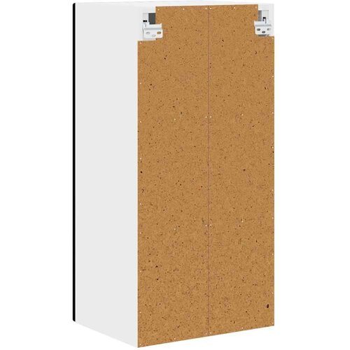 VidaXL Zidni kuhinjski ormarić s policom 2 pcs Crna 40 x 31 x 80 cm Slike