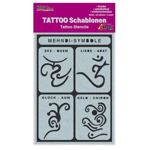  Samoljepljiva tattoo &amp;scaron;ablona Mehndi-Symbols KORISTI SE Slike