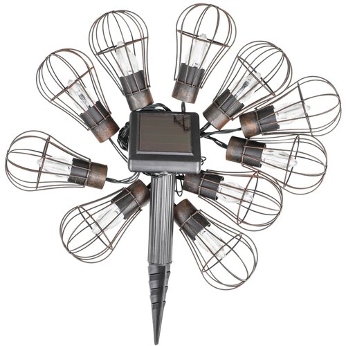 HI LED solarna vrtna svetlobna veriga 10 kosov 5,5 cm, (20769957) Slike