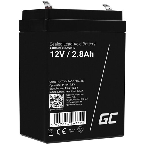 Green cell Baterija AGM 12V 2.8Ah, (5000536996) Cene
