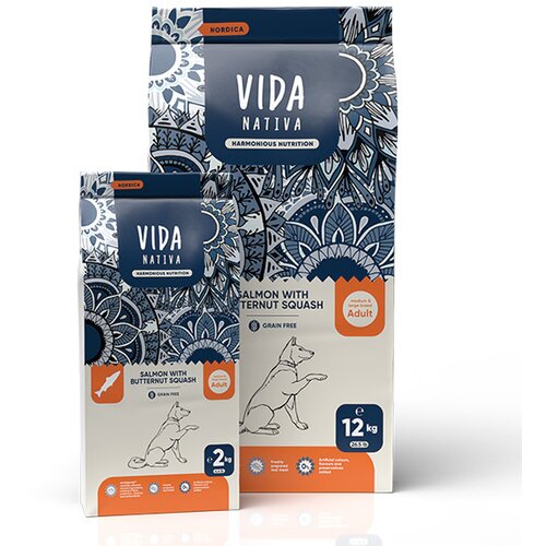 Vida Nativa Dog Medium&Large Adult - Losos sa muskatnom tikvom 2kg Cene