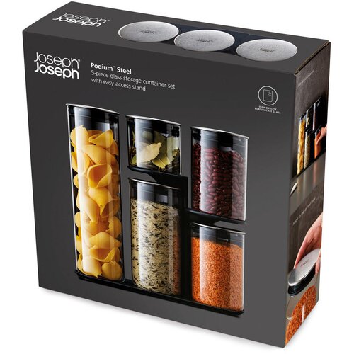Shumee Podium Glass Storage Container Set Slike