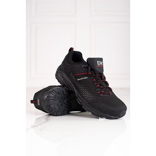 DK Men's trekking shoes on a thick sole black and red Cijene