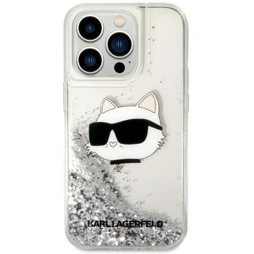 Karl Lagerfeld Ovitek KLHCP14LLNCHCS, Iphone 14 Pro, srebrn, (20844957) Cene